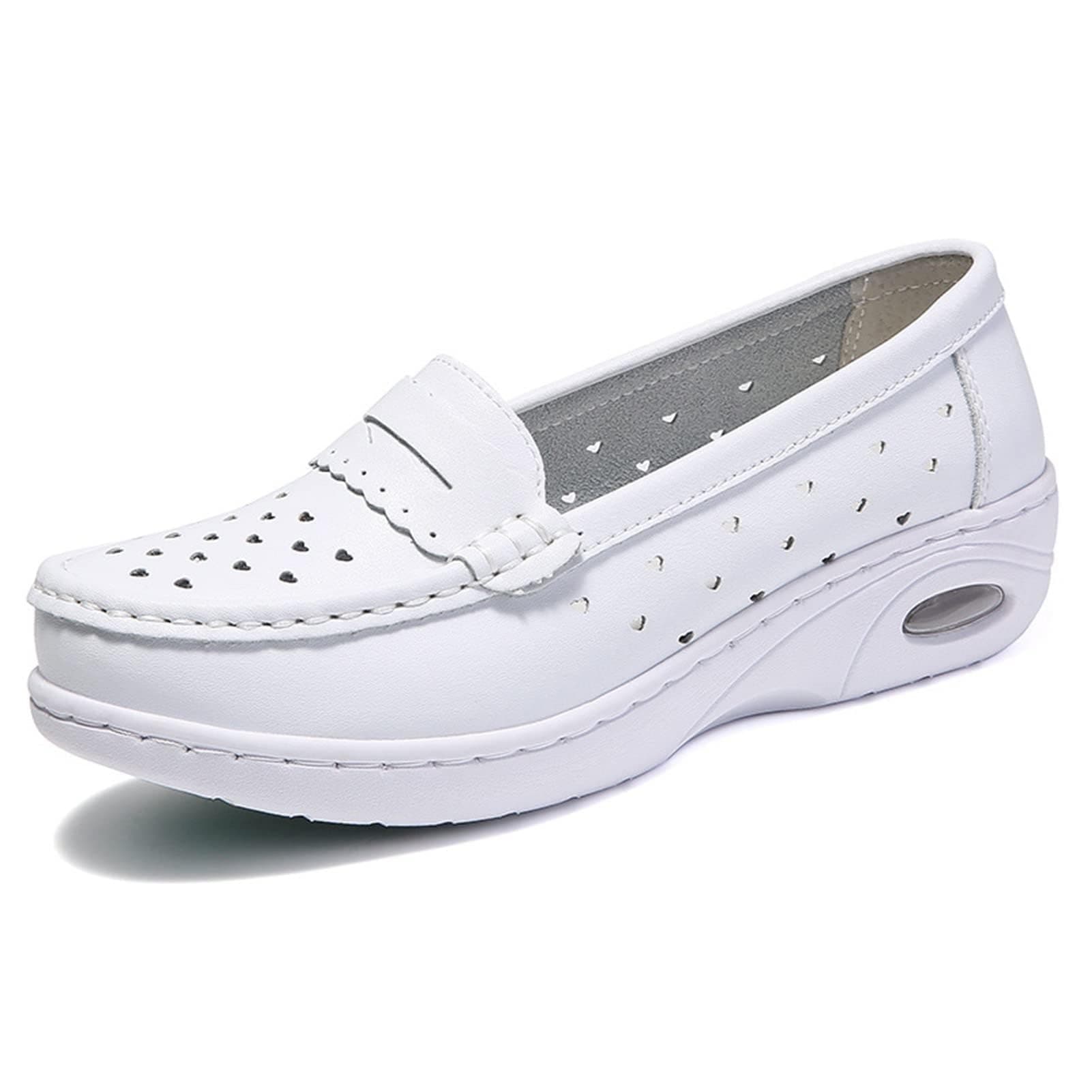 WCXTY Orthopedic Nursing Shoes for Women: Arch Support, Comfortable & Slip-Resistant, Breathable Work Shoes