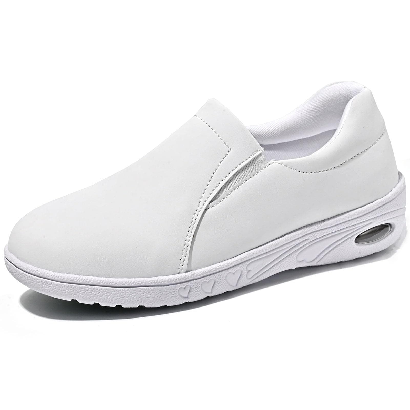 Women's Lightweight Comfortable Waterproof Slip-On Nurse Shoes for Work and Food Service