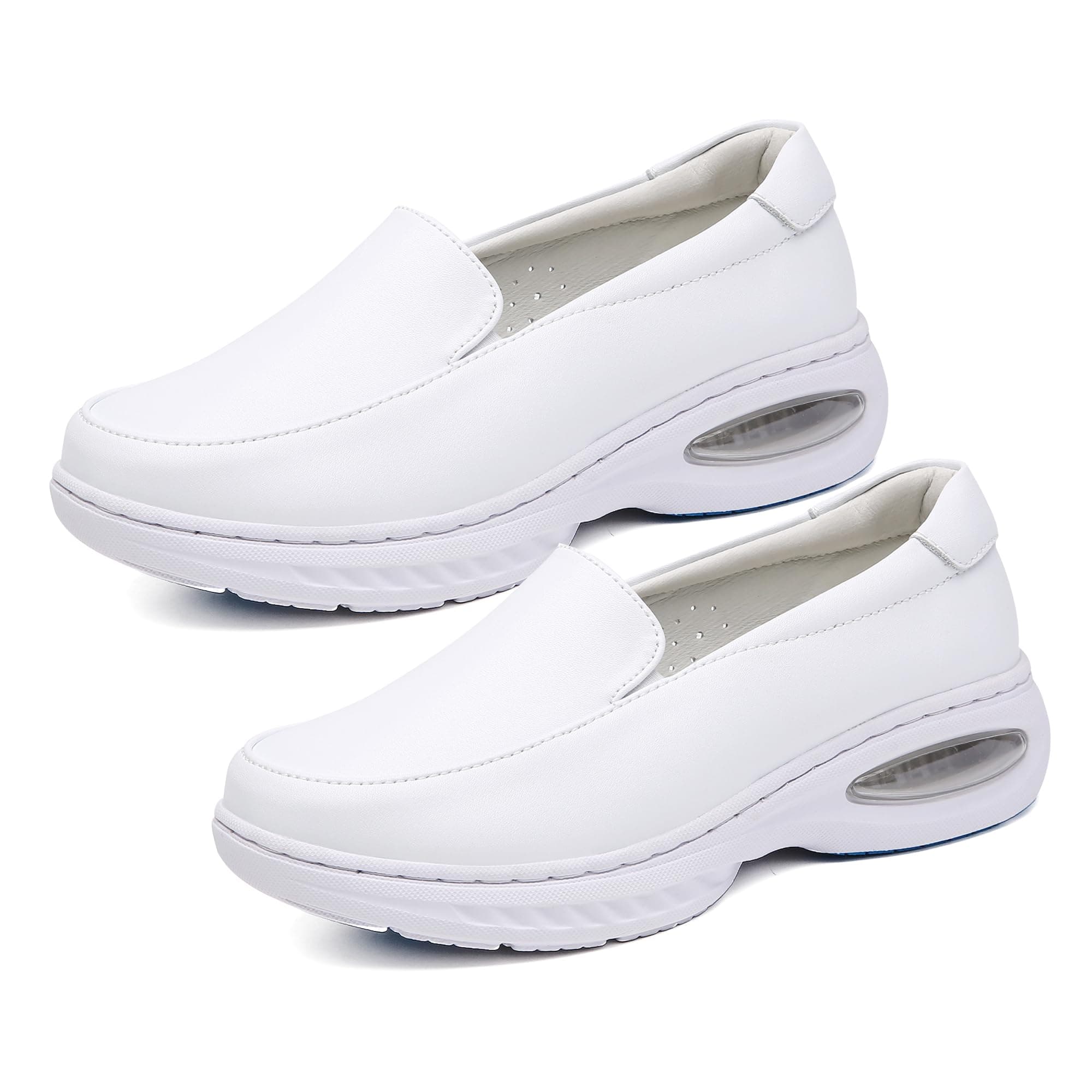 Anti-Slip Comfortable Ladies' Restaurant Nurse Shoes Lightweight Breathable Casual Leather